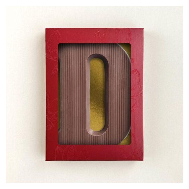 Chocoladeletter D - 200 gram