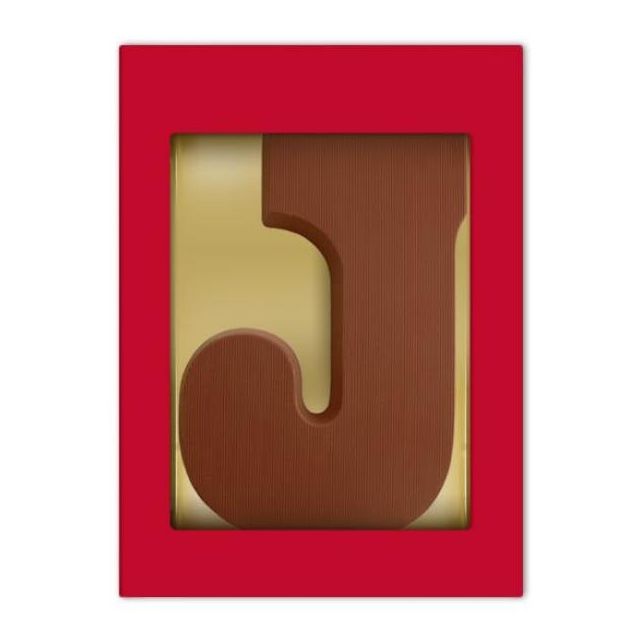 Chocoladeletter J - 200 gram