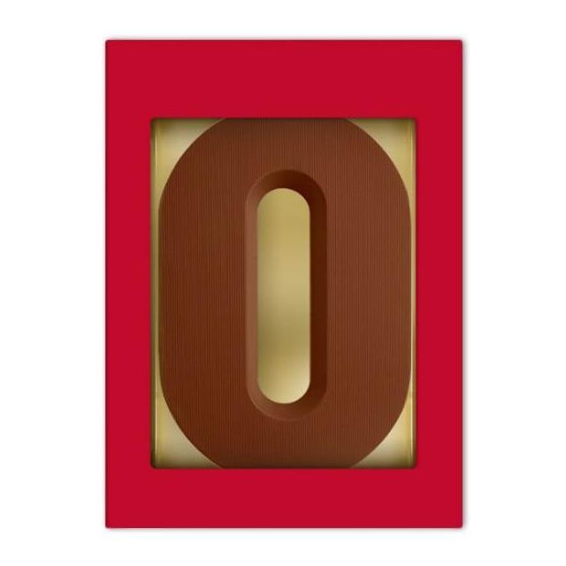 Chocoladeletter O - 200 gram