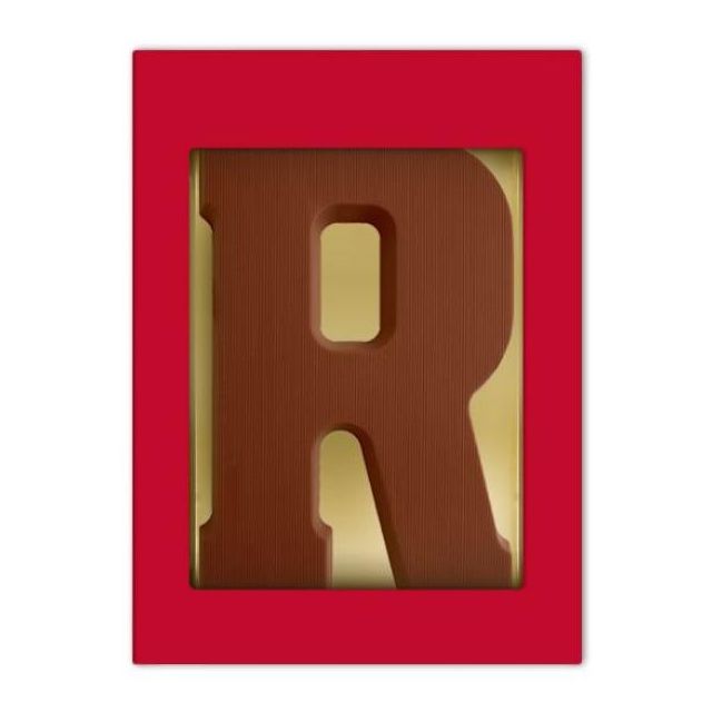 Chocoladeletter R - 200 gram