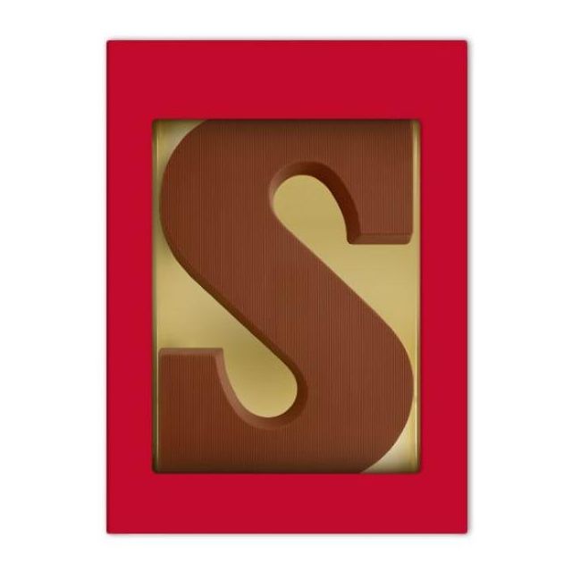 Chocoladeletter S - 200 gram