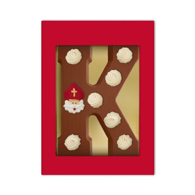 Chocoladeletter K - 220 gram